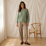 MARTA DU CHATEAU Marta du Chateau Dame Strik MdcBrezza 65968 Knit salvia