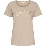 MARTA DU CHATEAU Marta du Chateau Dame T-shirt MT002 T-shirt Sand
