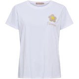 MARTA DU CHATEAU Marta du Chateau dame T-Shirt MdcAvella 84275-Flower T-shirt White/beige