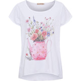 MARTA DU CHATEAU Marta du Chateau dame T-Shirt MdcMarie 1535 T-shirt Pink