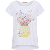 MARTA DU CHATEAU Marta du Chateau dame T-Shirt MdcMarie 1535 T-shirt Yellow