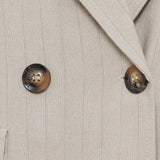 MARTA DU CHATEAU Marta du Chateau dame blazer MdcMarissa 8232 Blazer Beige Stripe