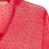 MARTA DU CHATEAU Marta du Chateau dame bluse 1471 Restudsalg Rosso4539