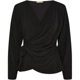 MARTA DU CHATEAU Marta du Chateau dame bluse MdcAndi 1612 Blouse Black