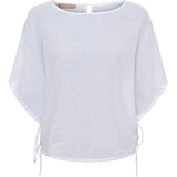 MARTA DU CHATEAU Marta du Chateau dame bluse MdcAnnalise 2383M Blouse White