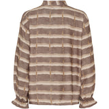 MARTA DU CHATEAU Marta du Chateau dame bluse MdcAspen 7704 Shirt Fango