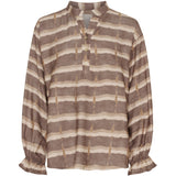 MARTA DU CHATEAU Marta du Chateau dame bluse MdcAspen 7704 Shirt Fango