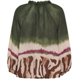 MARTA DU CHATEAU Marta du Chateau dame bluse MdcBelladonna 003 Shirt Military