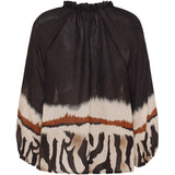 MARTA DU CHATEAU Marta du Chateau dame bluse MdcBelladonna 003 Shirt Nero