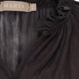 MARTA DU CHATEAU Marta du Chateau dame bluse MdcBelladonna 003 Shirt Nero