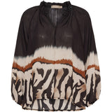 MARTA DU CHATEAU Marta du Chateau dame bluse MdcBelladonna 003 Shirt Nero
