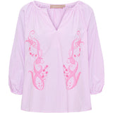 MARTA DU CHATEAU Marta du Chateau dame bluse MdcBrooke 8200 Blouse Pink