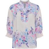 MARTA DU CHATEAU Marta du Chateau dame bluse MdcCharlie 6892 Shirt Celeste6198tpg