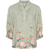 MARTA DU CHATEAU Marta du Chateau dame bluse MdcCharlie 6892 Shirt Kaki4837