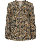 MARTA DU CHATEAU Marta du Chateau dame bluse MdcChristelle 6453 Restudsalg Grigio7427