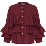 MARTA DU CHATEAU Marta du Chateau dame bluse MdcDebbie 258638 Blouse Bordeaux6269