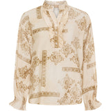 MARTA DU CHATEAU Marta du Chateau dame bluse MdcJoceline 5891 Restudsalg Beige462