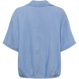 MARTA DU CHATEAU Marta du Chateau dame bluse MdcMakayla 8204 Shirt Light blue