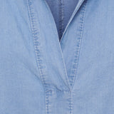 MARTA DU CHATEAU Marta du Chateau dame bluse MdcMakayla 8204 Shirt Light blue