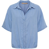 MARTA DU CHATEAU Marta du Chateau dame bluse MdcMakayla 8204 Shirt Light blue