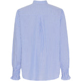 MARTA DU CHATEAU Marta du Chateau dame bluse MdcMargaux 6811 Restudsalg Celeste