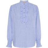 MARTA DU CHATEAU Marta du Chateau dame bluse MdcMargaux 6811 Restudsalg Celeste