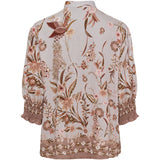 MARTA DU CHATEAU Marta du Chateau dame bluse MdcMelisande 7527 Shirt Grey3142tps