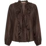 MARTA DU CHATEAU Marta du Chateau dame bluse MdcNaira 58221M Shirt Moro
