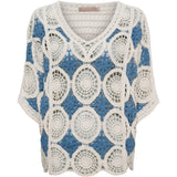 MARTA DU CHATEAU Marta du Chateau dame bluse MdcRenny 1017 Blouse Blue