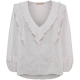 MARTA DU CHATEAU Marta du Chateau dame bluse MdcRosamaria TC68179 Blouse Sabbia