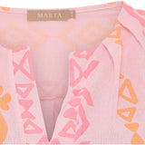 MARTA DU CHATEAU Marta du Chateau dame bluse MdcStine 7370C Shirt Pink