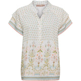 MARTA DU CHATEAU Marta du Chateau dame bluse MdcStinna 8461 Shirt Aqua