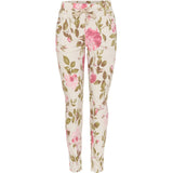 MARTA DU CHATEAU Marta du Chateau dame bukser 1763B Restudsalg Beige Flower