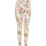 MARTA DU CHATEAU Marta du Chateau dame bukser 1763B Restudsalg Beige Flower