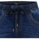 MARTA DU CHATEAU Marta du Chateau dame bukser MdcArcelia Mdc177-26174 Restudsalg Dark Blue Denim