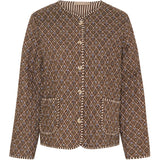 MARTA DU CHATEAU Marta du Chateau dame jakke MdcAvril 86567 Restudsalg Brown