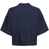 MARTA DU CHATEAU Marta du Chateau dame jakke MdcBelisa SW38872M Jacket Dark denim