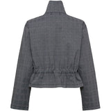 MARTA DU CHATEAU Marta du Chateau dame jakke MdcDawn 52237M Jacket Blue Check