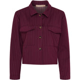 MARTA DU CHATEAU Marta du Chateau dame jakke MdcOpal 83769 Jacket Bordeaux6269