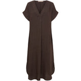 MARTA DU CHATEAU Marta du Chateau dame kjole MdcAstra TC59555M Dress Mocha93913