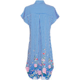 MARTA DU CHATEAU Marta du Chateau dame kjole MdcFelisa 7357 Dress BlueChina4937tpg