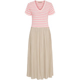 MARTA DU CHATEAU Marta du Chateau dame kjole MdcIngfrid 7334 Dress Beige/Pink