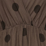 MARTA DU CHATEAU Marta du Chateau dame kjole MdcLinetta 23126 Dress Brown