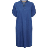 MARTA DU CHATEAU Marta du Chateau dame kjole MdcSofina SW59699 Dress Medium Blue