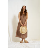 MARTA DU CHATEAU Marta du Chateau dame kjole MdcValisse 92431/1 Dress Legno