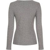 MARTA DU CHATEAU Marta du Chateau dame langærmet t-shirt 38915M LS Tee Grey