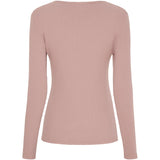 MARTA DU CHATEAU Marta du Chateau dame langærmet t-shirt MdcAster 4906 LS Tee Rosa Blush