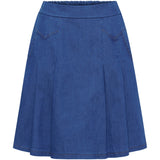 MARTA DU CHATEAU Marta du Chateau dame nederdel MdcEverly SW57106 Skirt Medium Blue