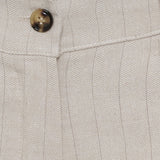 MARTA DU CHATEAU Marta du Chateau dame shorts MdcAdrielle 8053 Pant Beige Stripe