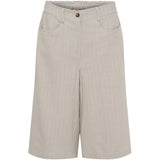 MARTA DU CHATEAU Marta du Chateau dame shorts MdcAdrielle 8053 Pant Beige Stripe